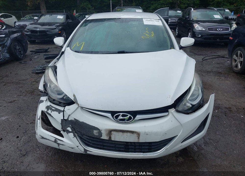 2016 HYUNDAI ELANTRA SE VIN: 5NPDH4AE1GH775027