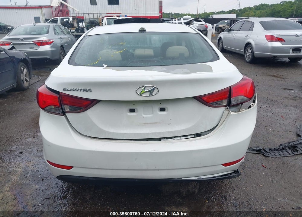 2016 HYUNDAI ELANTRA SE VIN: 5NPDH4AE1GH775027