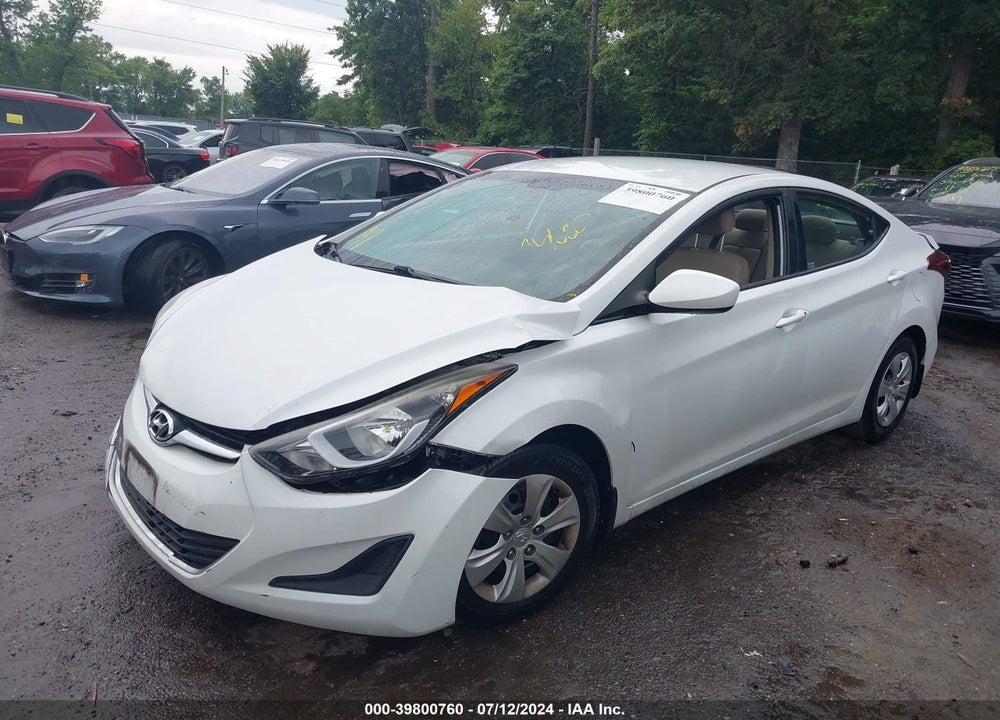 2016 HYUNDAI ELANTRA SE VIN: 5NPDH4AE1GH775027
