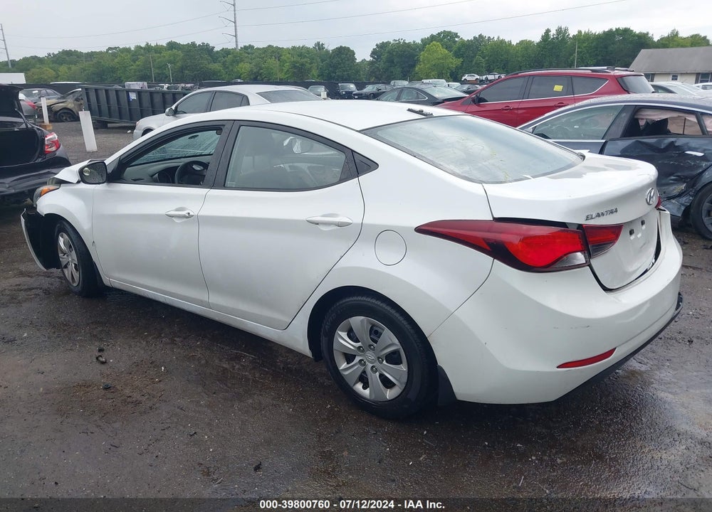 2016 HYUNDAI ELANTRA SE VIN: 5NPDH4AE1GH775027