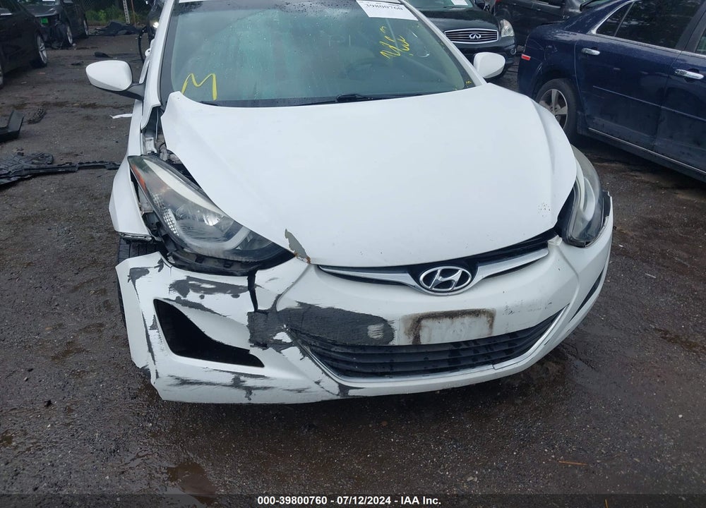 2016 HYUNDAI ELANTRA SE VIN: 5NPDH4AE1GH775027