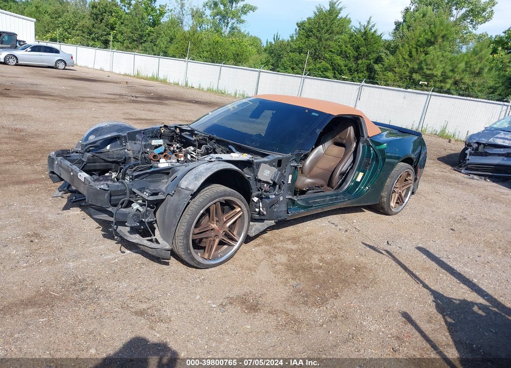 2014 CHEVROLET CORVETTE STINGRAY Z51 VIN: 1G1YM3D70E5400448