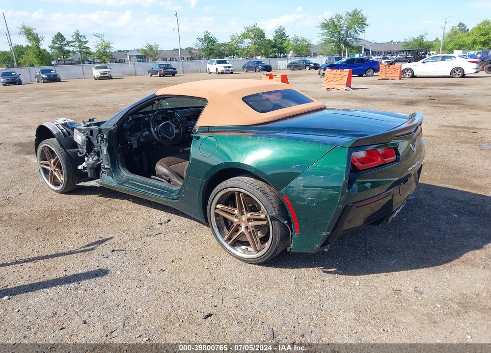 2014 CHEVROLET CORVETTE STINGRAY Z51 VIN: 1G1YM3D70E5400448