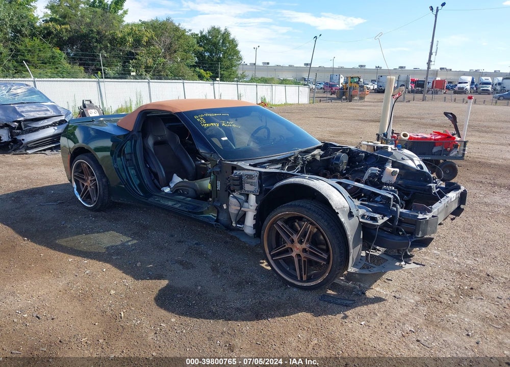 2014 CHEVROLET CORVETTE STINGRAY Z51 VIN: 1G1YM3D70E5400448