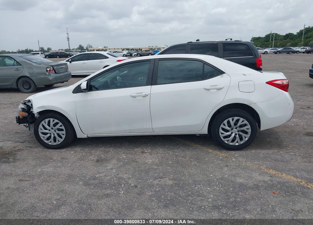 2019 TOYOTA COROLLA LE VIN: 5YFBURHE4KP880209