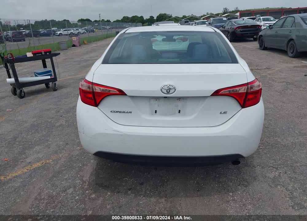 2019 TOYOTA COROLLA LE VIN: 5YFBURHE4KP880209