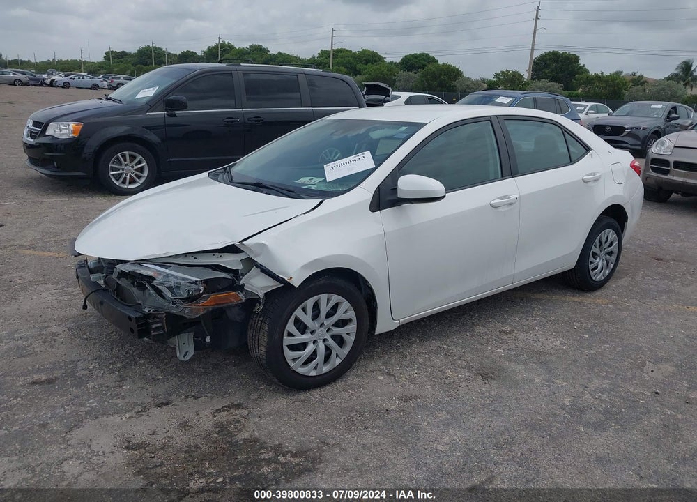 2019 TOYOTA COROLLA LE VIN: 5YFBURHE4KP880209
