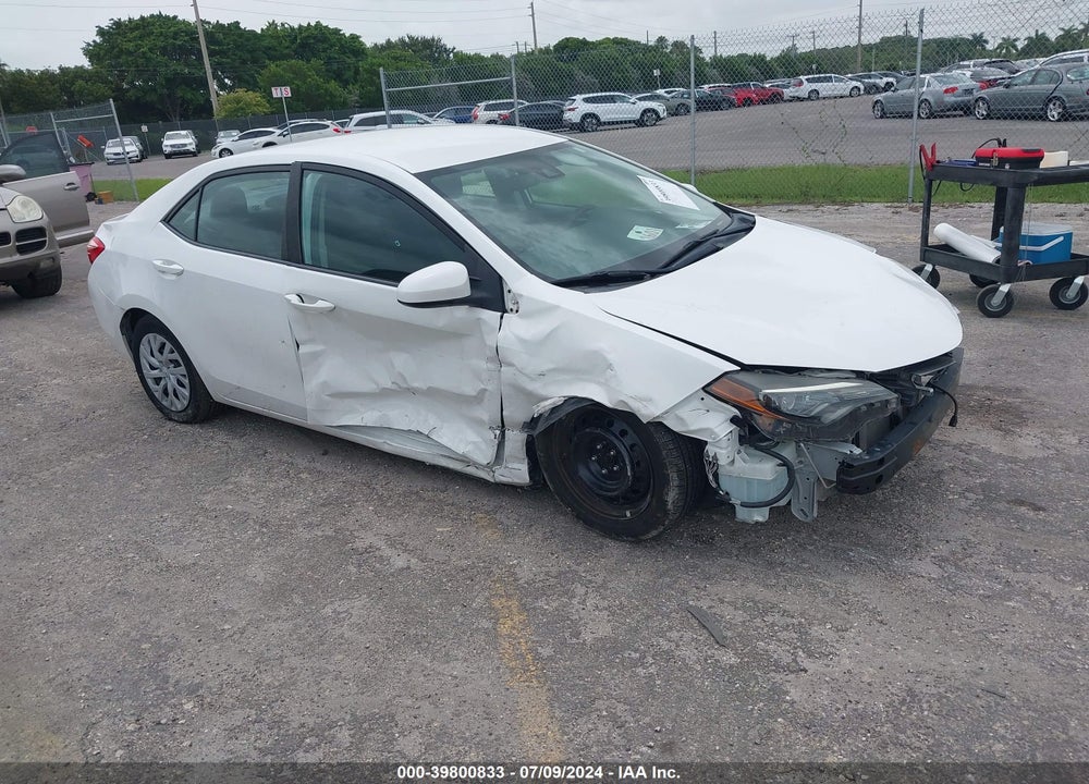 2019 TOYOTA COROLLA LE VIN: 5YFBURHE4KP880209