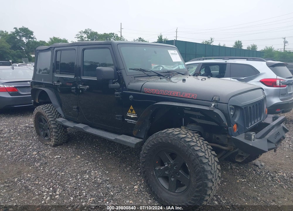 2008 JEEP WRANGLER UNLIMITED SAHARA VIN: 1J8GA59118L575070