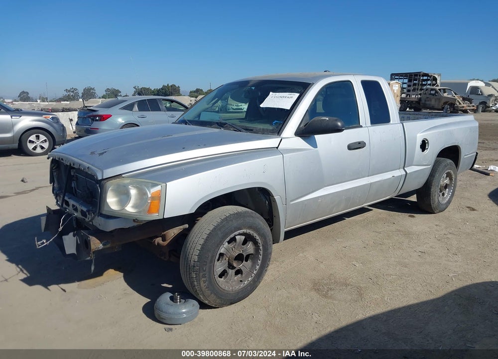2005 DODGE DAKOTA LARAMIE VIN: 1D7HE52N05S207709