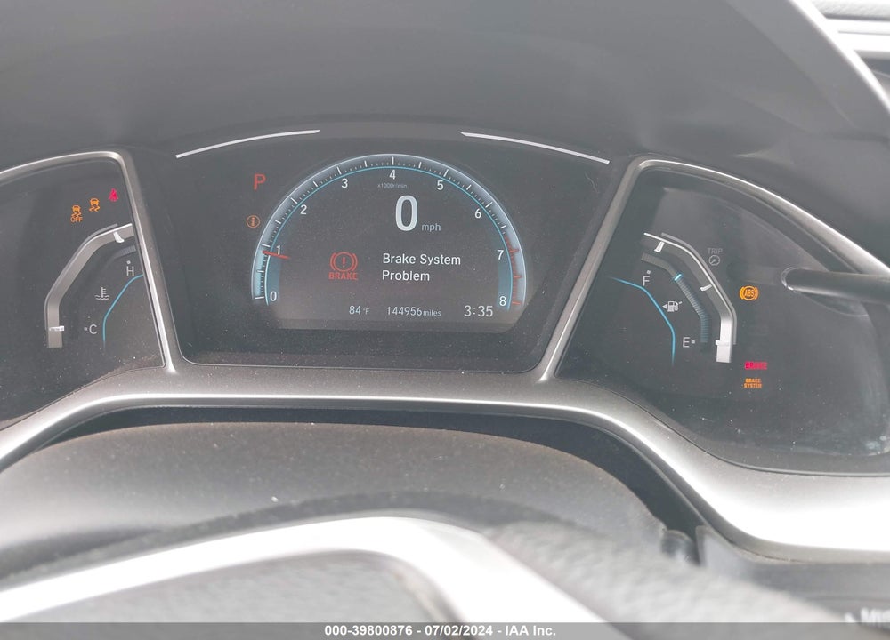 2017 HONDA CIVIC EX VIN: 19XFC2F76HE037431