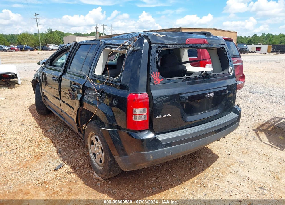 2016 JEEP PATRIOT SPORT VIN: 1C4NJRBB5GD657126