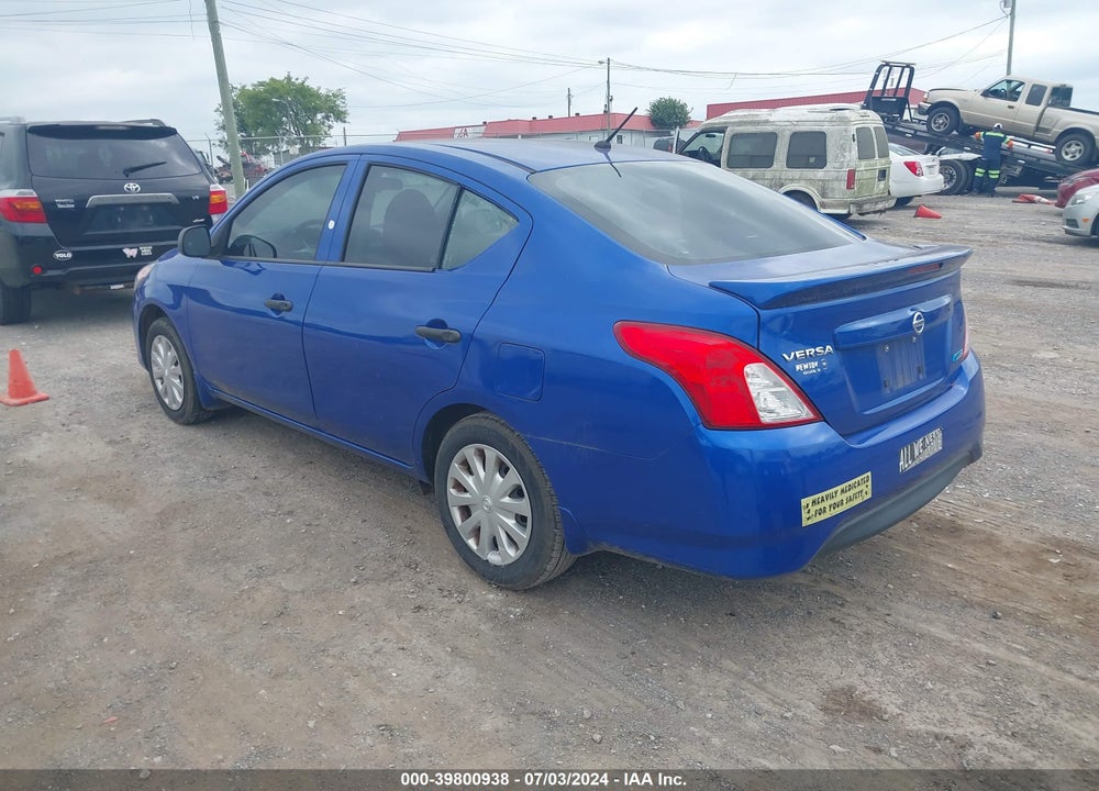 2015 NISSAN VERSA 1.6 S+ VIN: 3N1CN7AP2FL843697