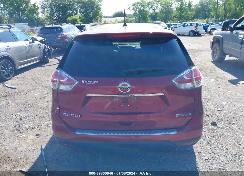 2015 NISSAN ROGUE SV VIN: 5N1AT2MV0FC927631