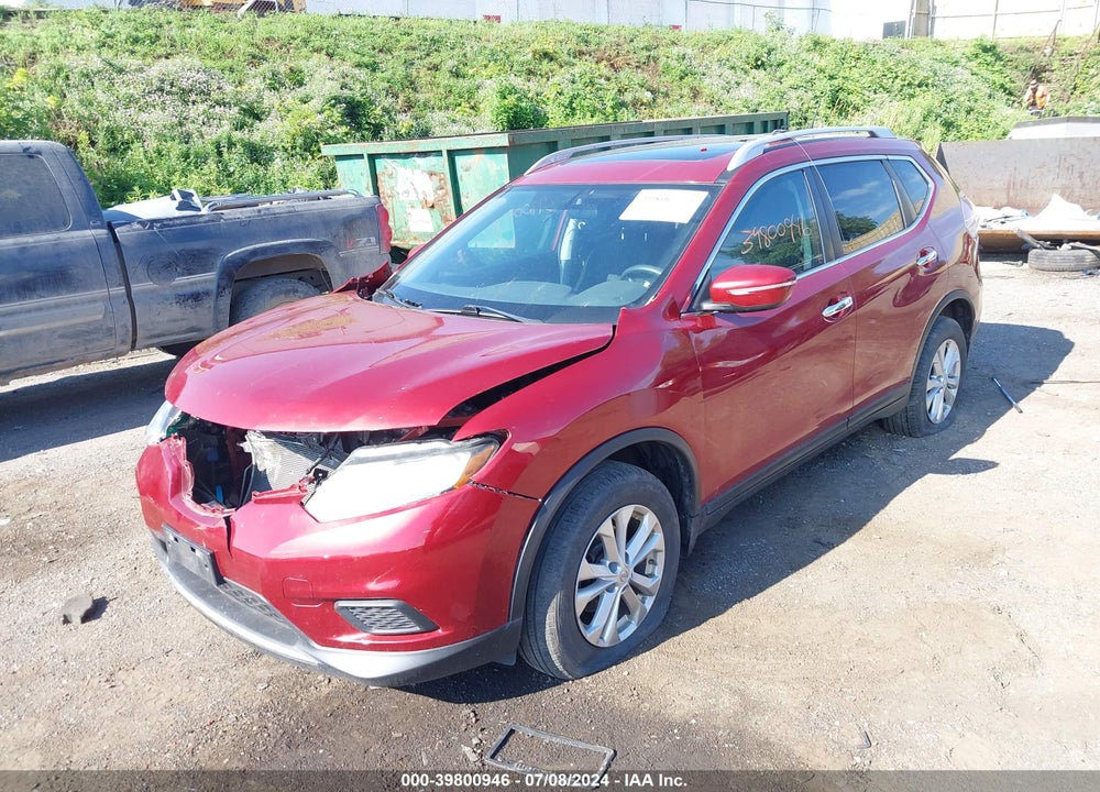 2015 NISSAN ROGUE SV VIN: 5N1AT2MV0FC927631
