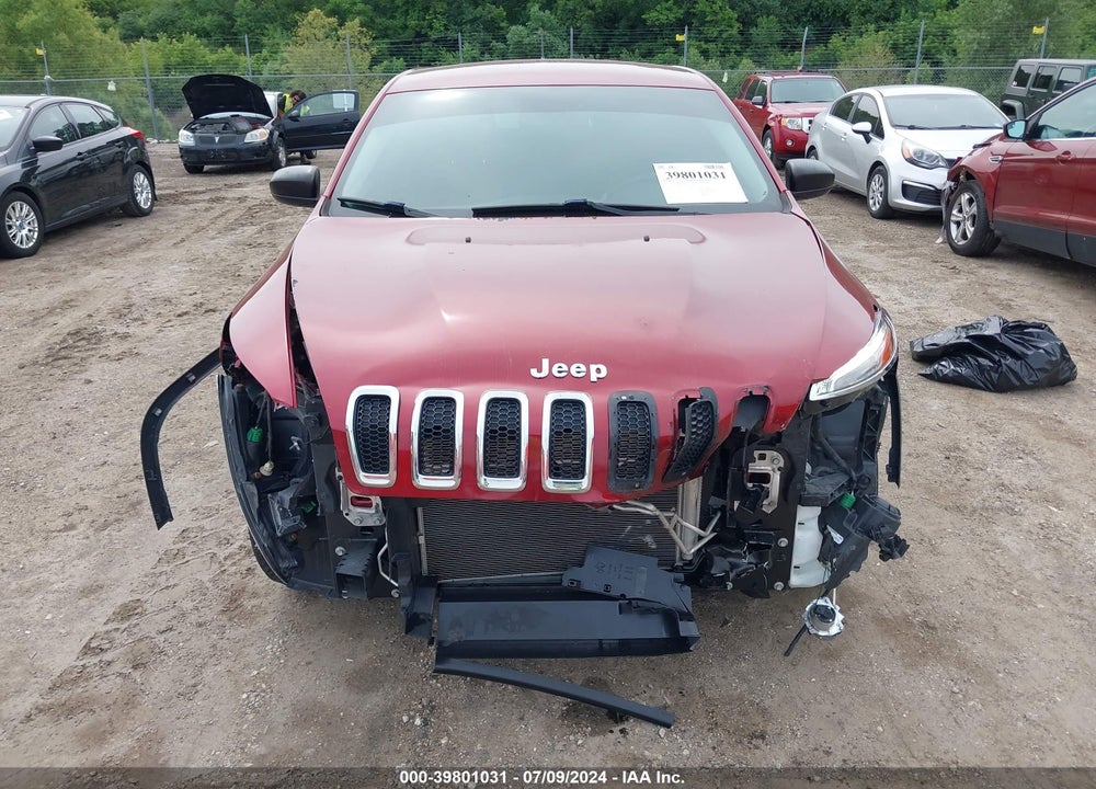 2017 JEEP CHEROKEE SPORT 4X4 VIN: 1C4PJMAB1HD230475