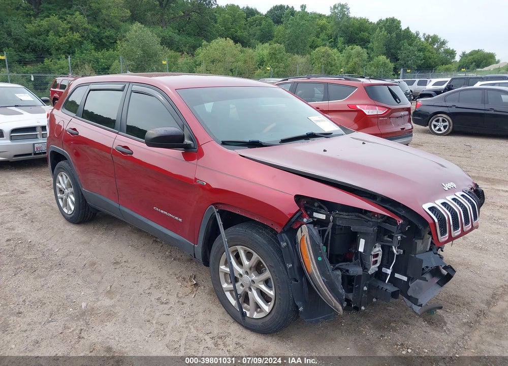 2017 JEEP CHEROKEE SPORT 4X4 VIN: 1C4PJMAB1HD230475