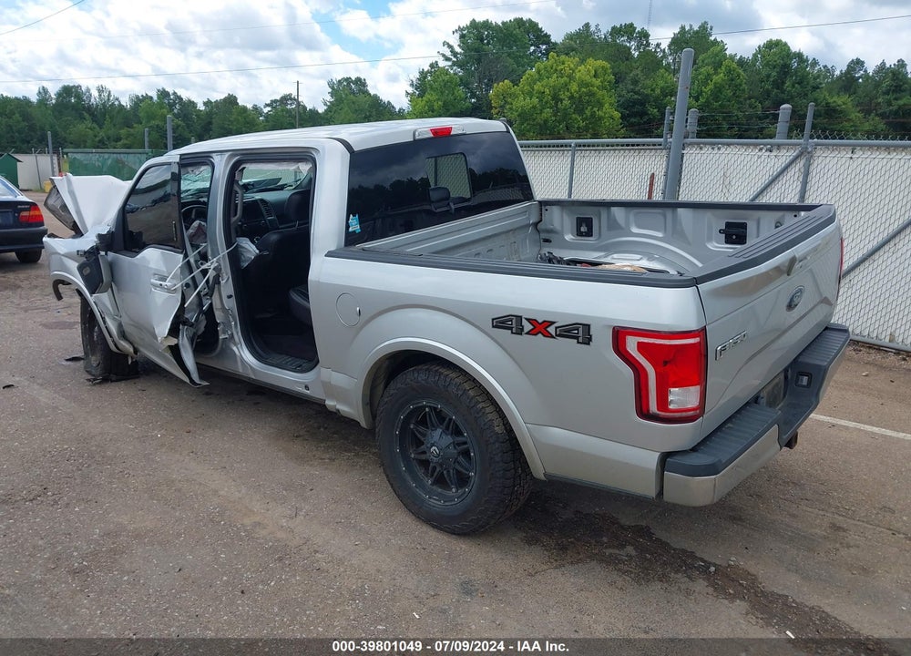 2016 FORD F-150 LARIAT VIN: 1FTEW1EP9GKE71112