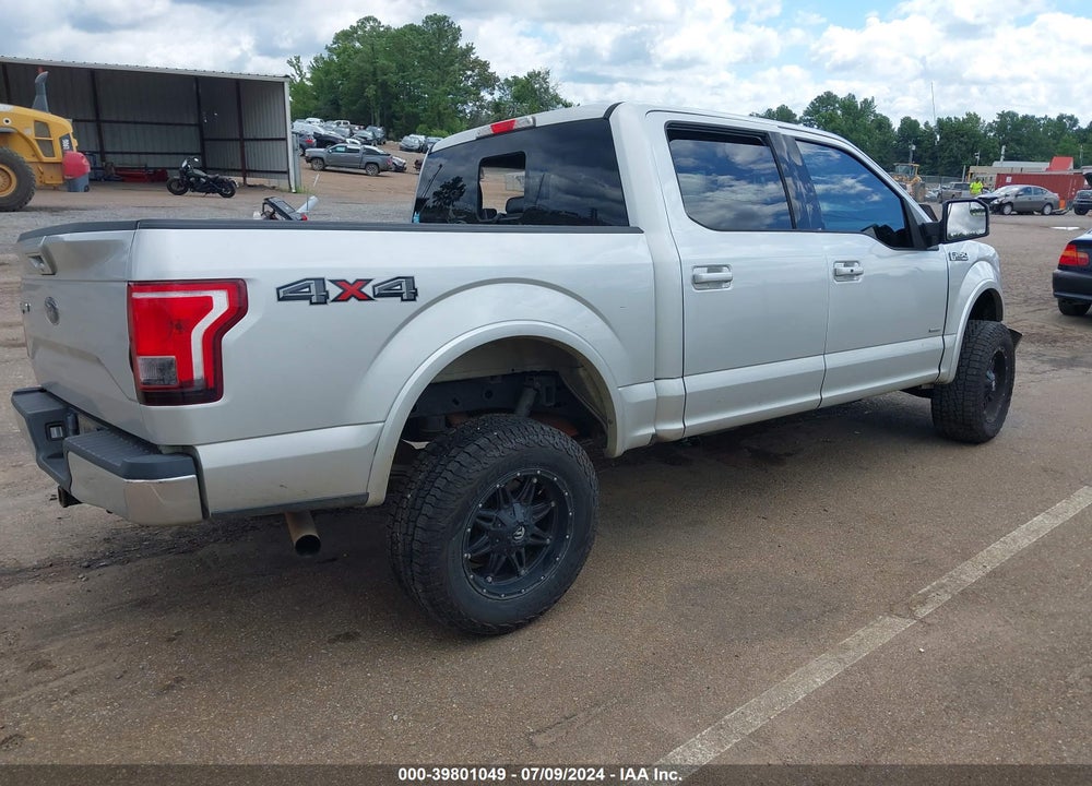 2016 FORD F-150 LARIAT VIN: 1FTEW1EP9GKE71112
