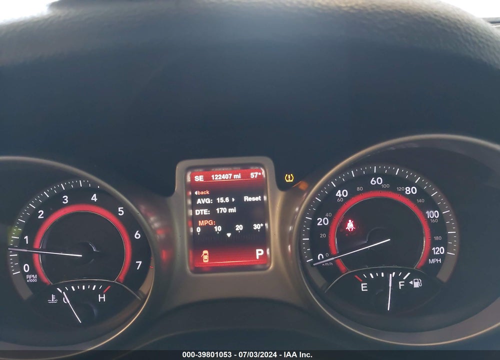 2015 DODGE JOURNEY R/T VIN: 3C4PDDEG7FT740625