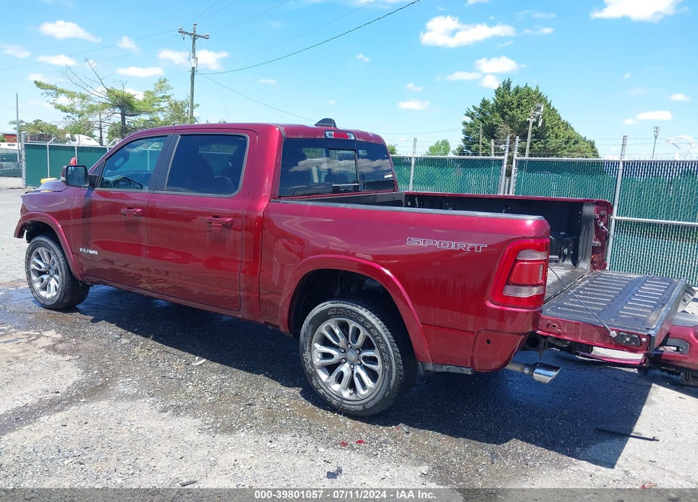2021 RAM 1500 LAIE  4X4 5'7 BOX VIN: 1C6SRFJT0MN790006