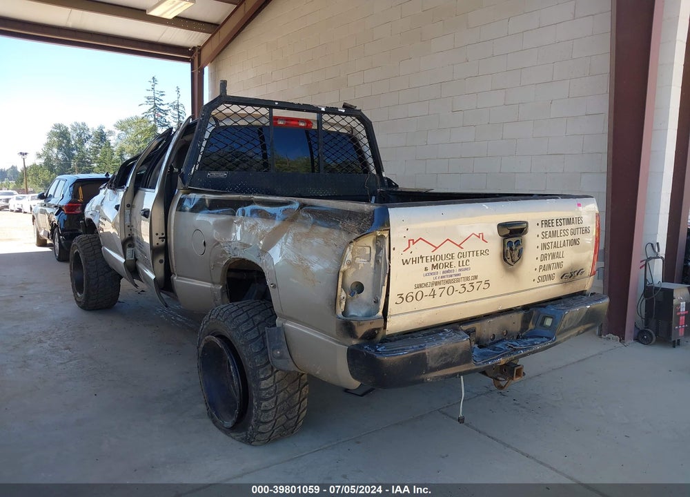 2005 DODGE RAM 2500 SLT/LARAMIE VIN: 3D7KS28C55G774489