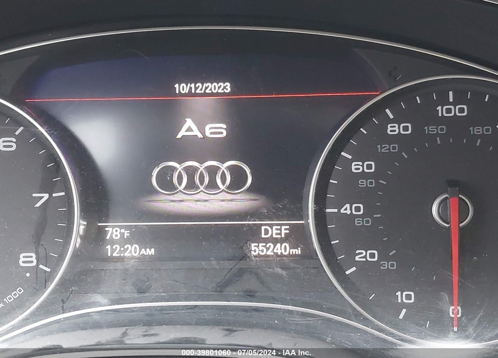 2018 AUDI A6 2.0T PREMIUM VIN: WAUG8AFC3JN056126