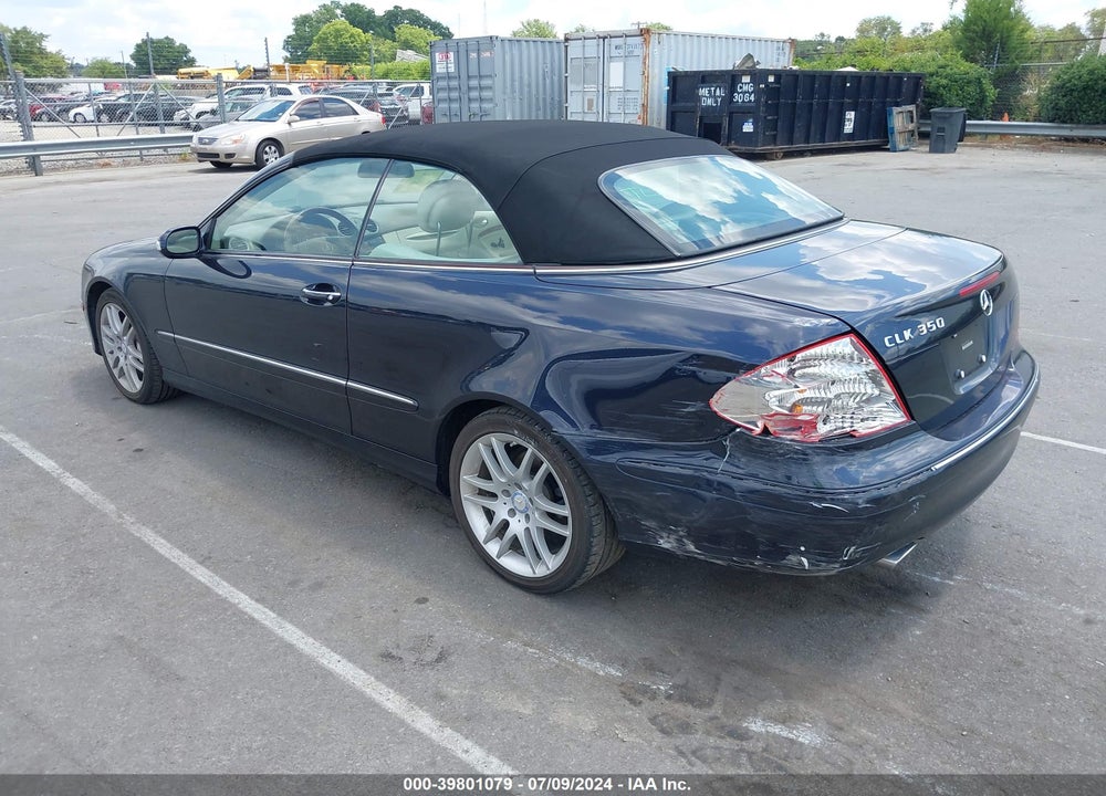 2009 MERCEDES-BENZ CLK 350 VIN: WDBTK56F89T104584