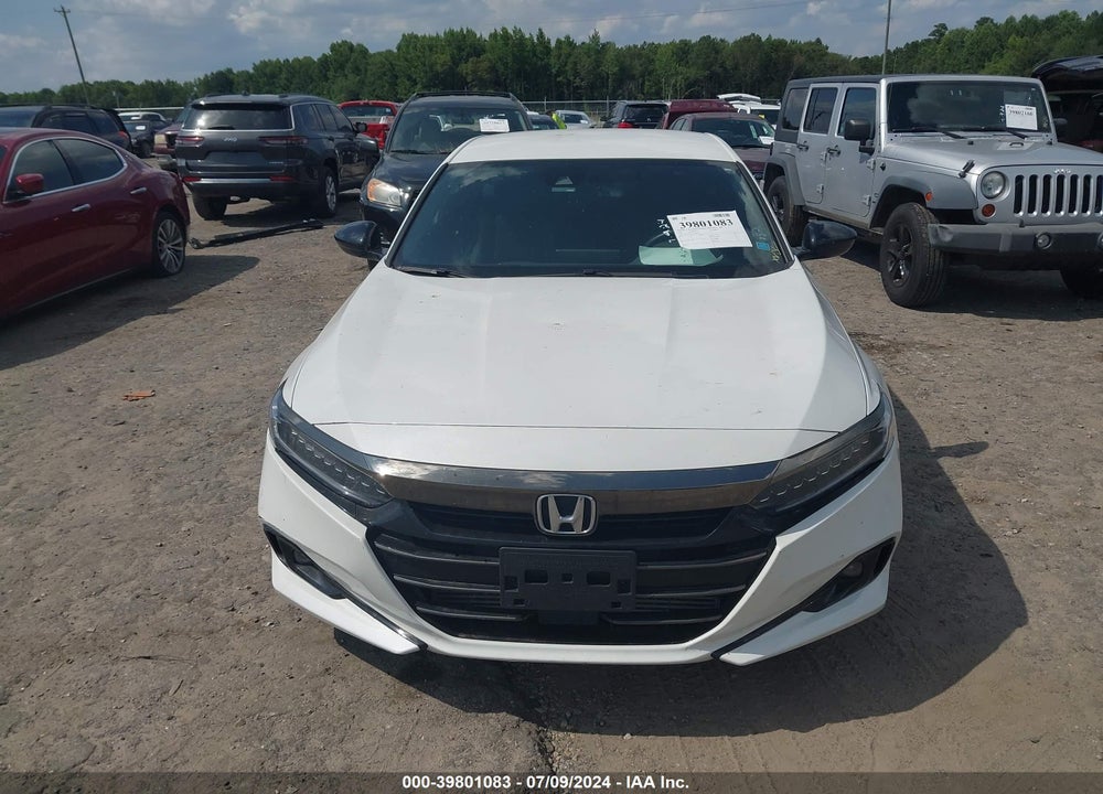 2021 HONDA ACCORD SPORT VIN: 1HGCV1F33MA125047