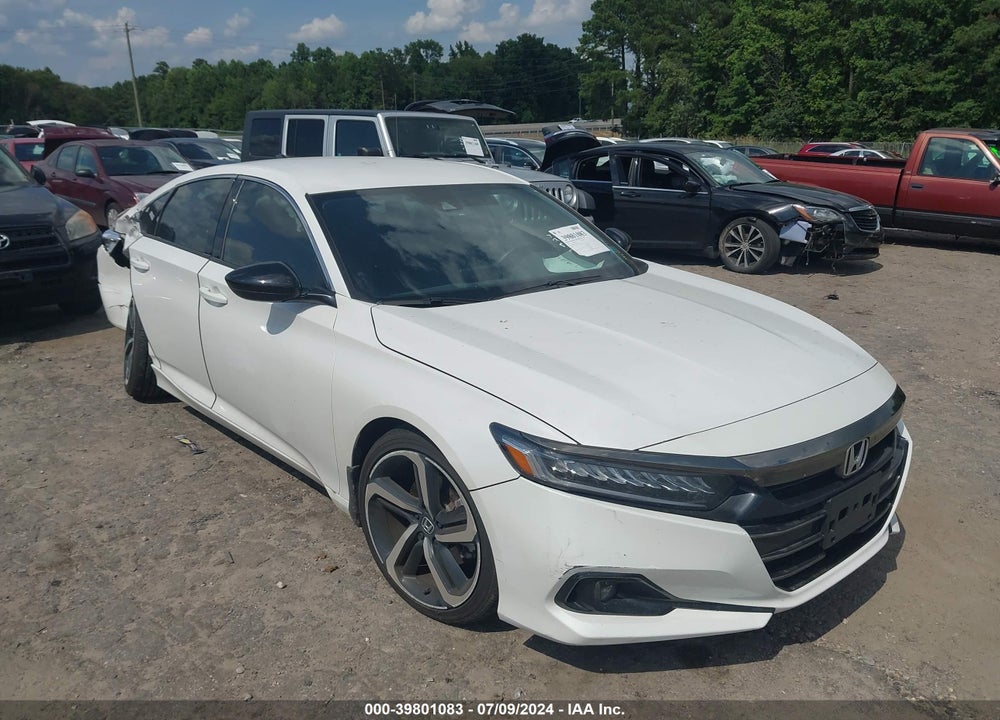 2021 HONDA ACCORD SPORT VIN: 1HGCV1F33MA125047