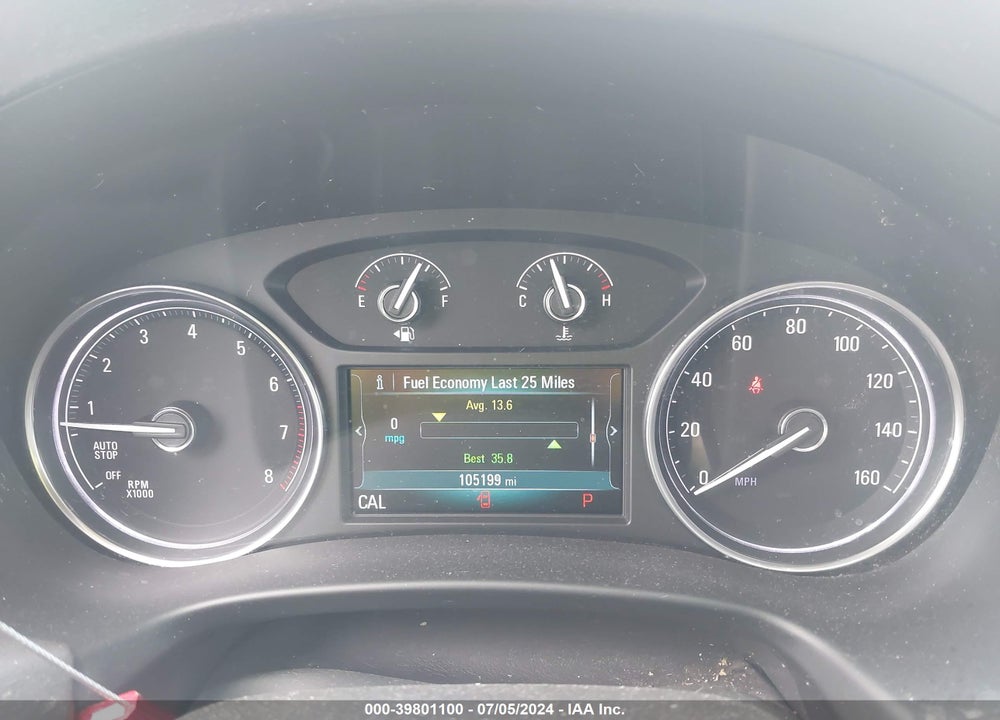 2019 BUICK ENCLAVE FWD ESSENCE VIN: 5GAERBKW4KJ127616