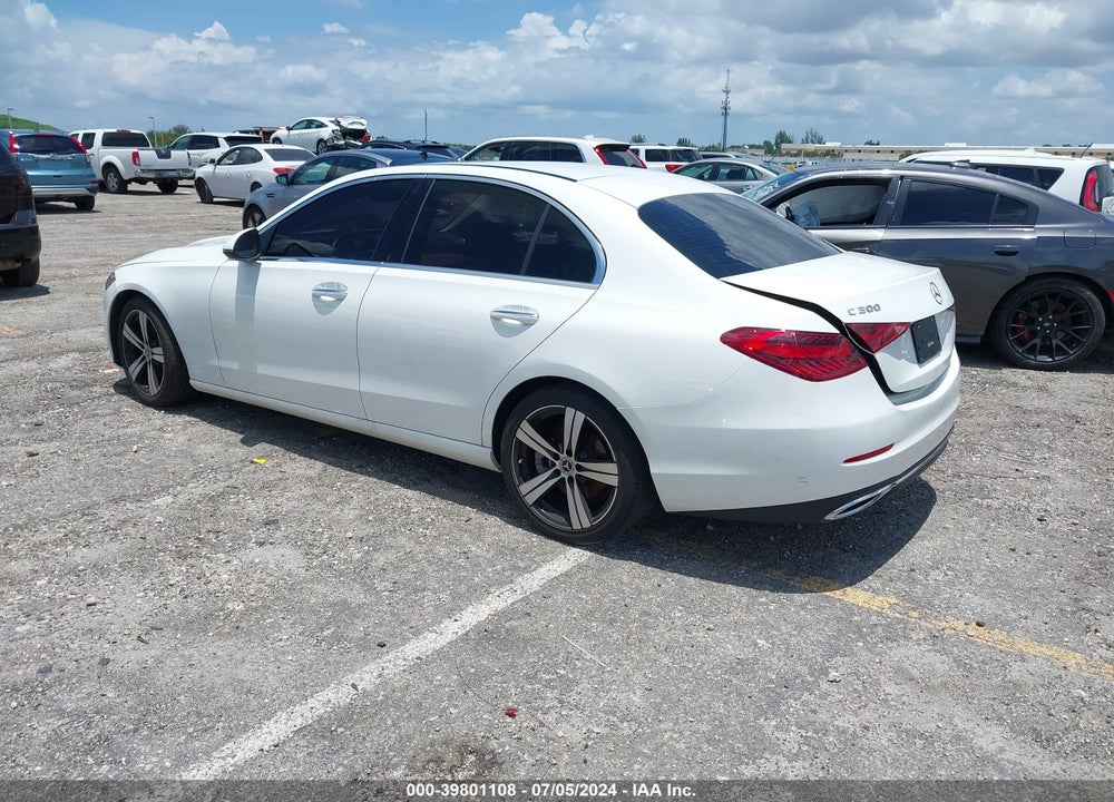 2022 MERCEDES-BENZ C 300 SEDAN VIN: W1KAF4GB7NR011636