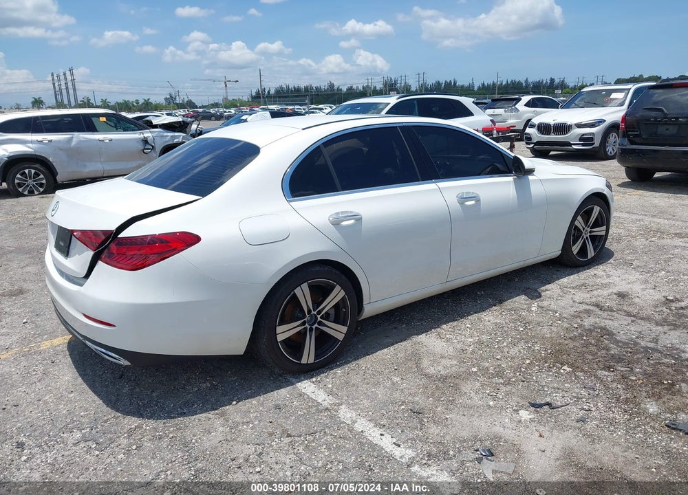 2022 MERCEDES-BENZ C 300 SEDAN VIN: W1KAF4GB7NR011636