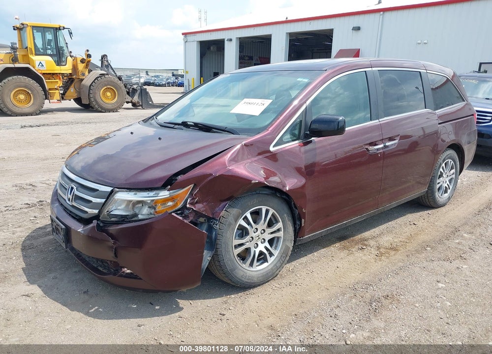 2013 HONDA ODYSSEY EX-L VIN: 5FNRL5H63DB008413