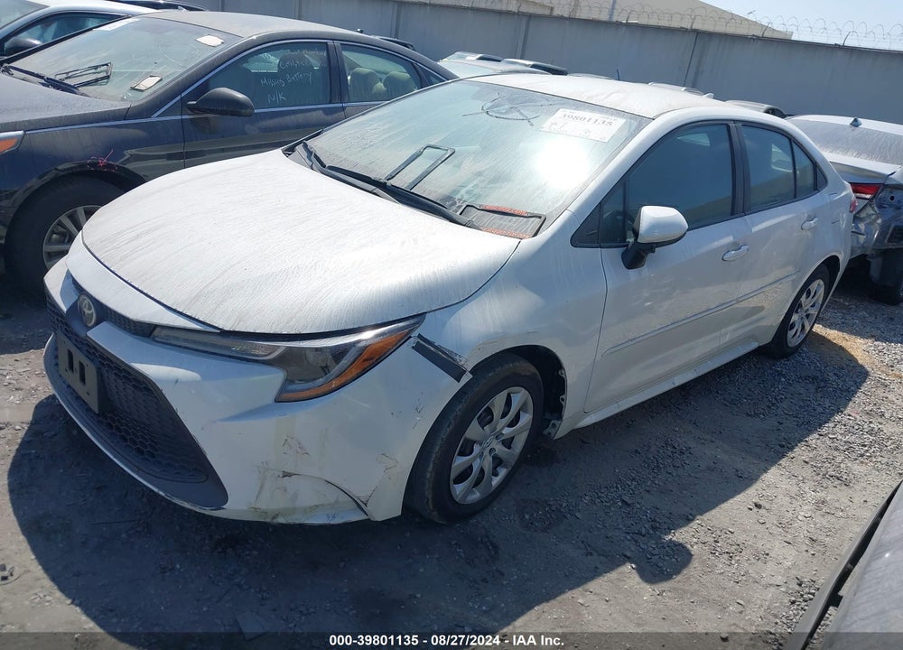 2021 TOYOTA COROLLA LE VIN: 5YFEPMAE8MP237074