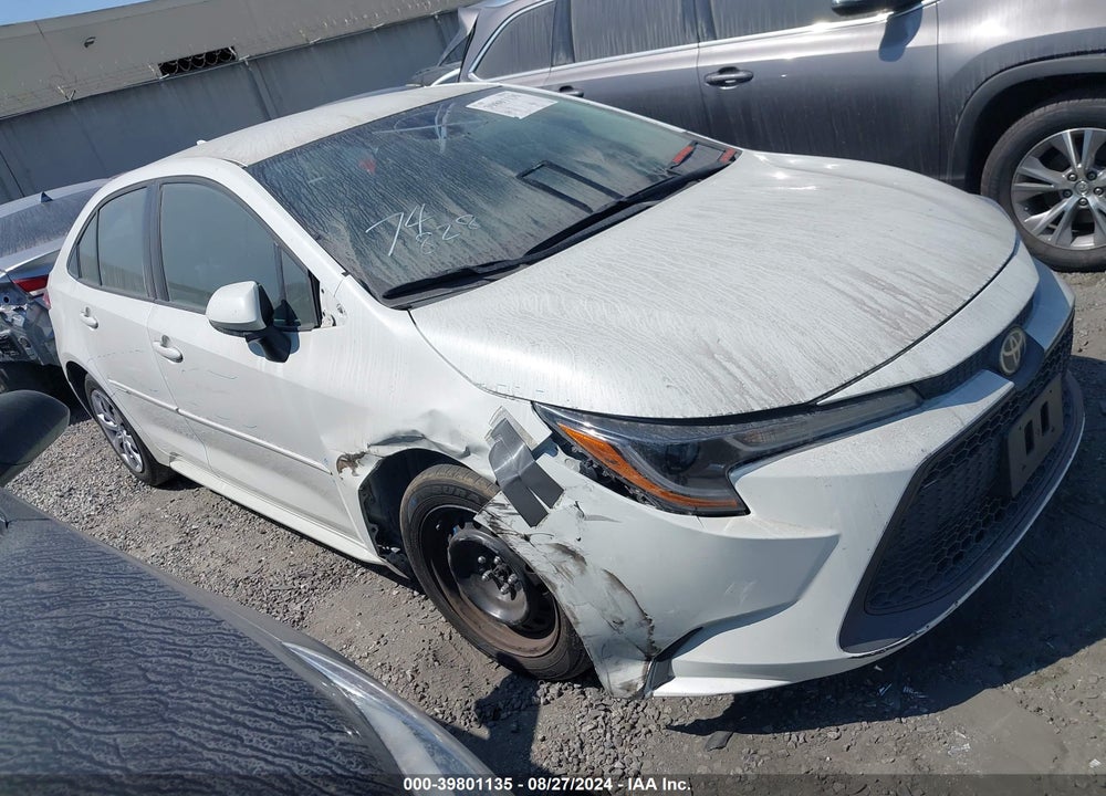 2021 TOYOTA COROLLA LE VIN: 5YFEPMAE8MP237074