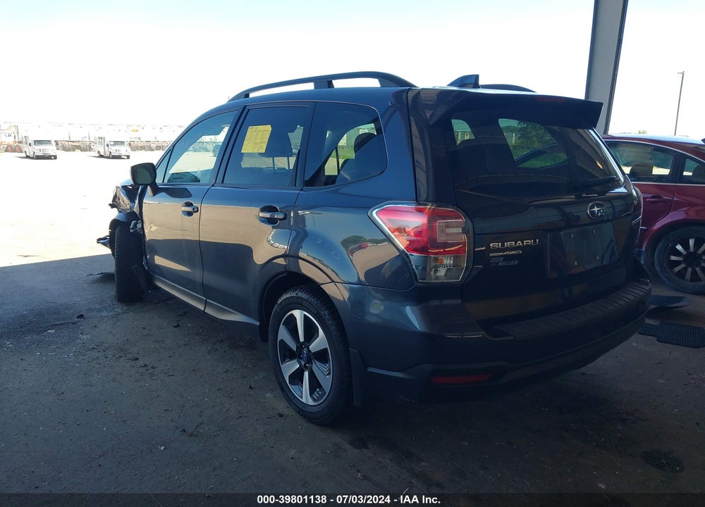 2018 SUBARU FORESTER 2.5I PREMIUM VIN: JF2SJAGC1JH596784