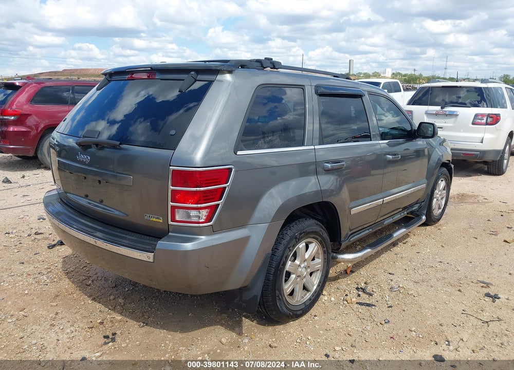 2008 JEEP GRAND CHEROKEE LIMITED VIN: 1J8HS58N98C160200
