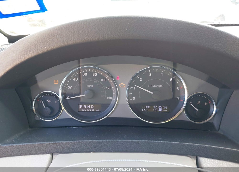 2008 JEEP GRAND CHEROKEE LIMITED VIN: 1J8HS58N98C160200