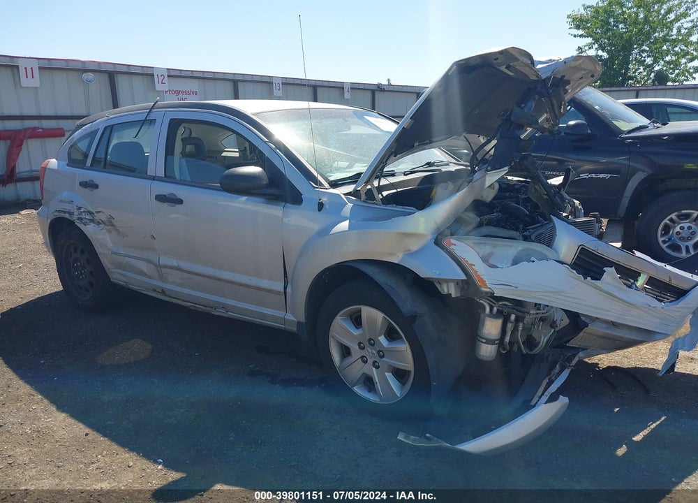 2007 DODGE CALIBER SXT VIN: 1B3HB48B97D286669