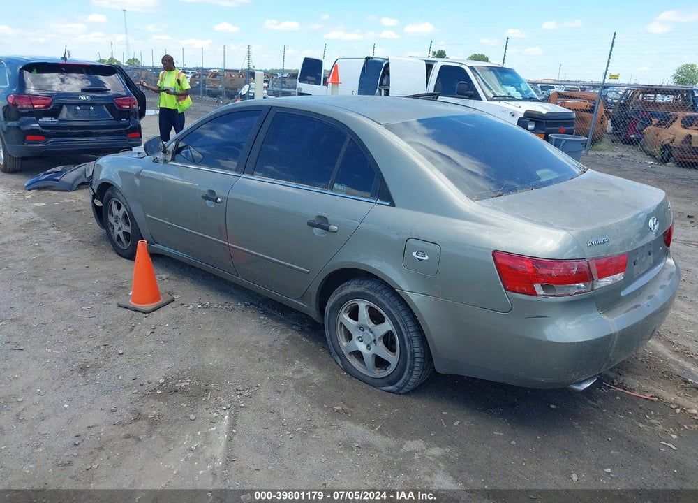 2007 HYUNDAI SONATA LIMITED/SE V6 VIN: 5NPEU46F07H186827