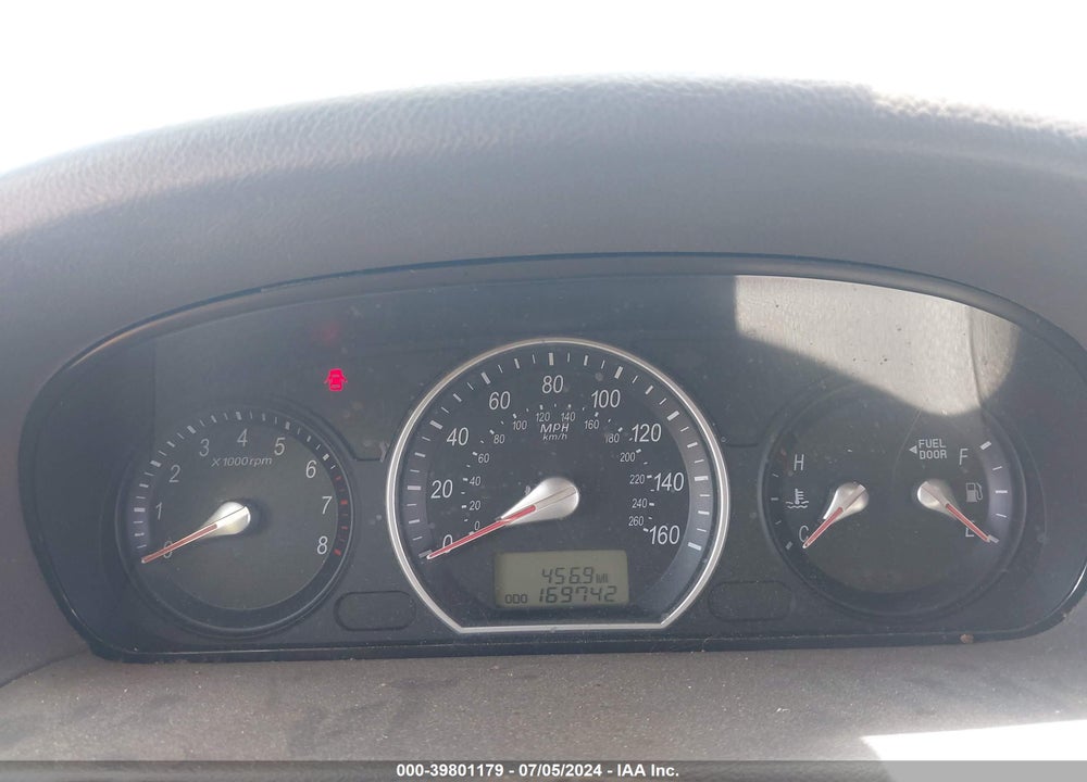 2007 HYUNDAI SONATA LIMITED/SE V6 VIN: 5NPEU46F07H186827
