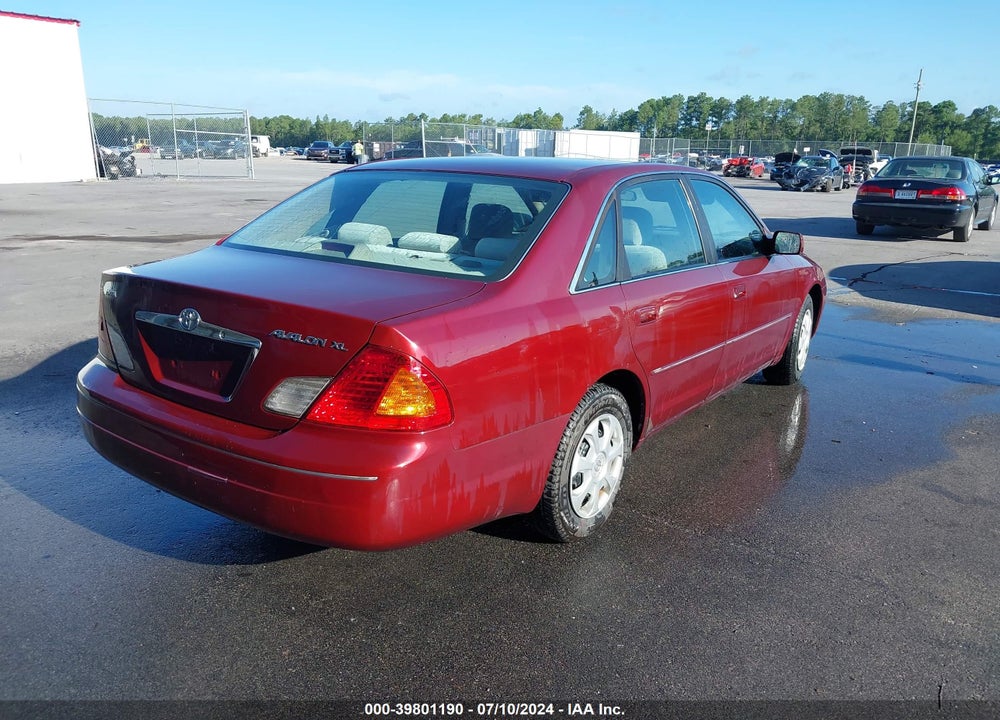 2002 TOYOTA AVALON XL VIN: 4T1BF28B12U234356