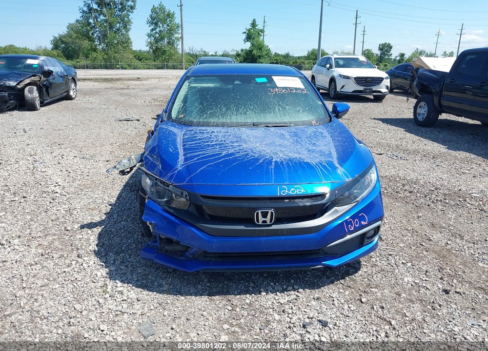 2020 HONDA CIVIC EX VIN: 19XFC1F33LE025219
