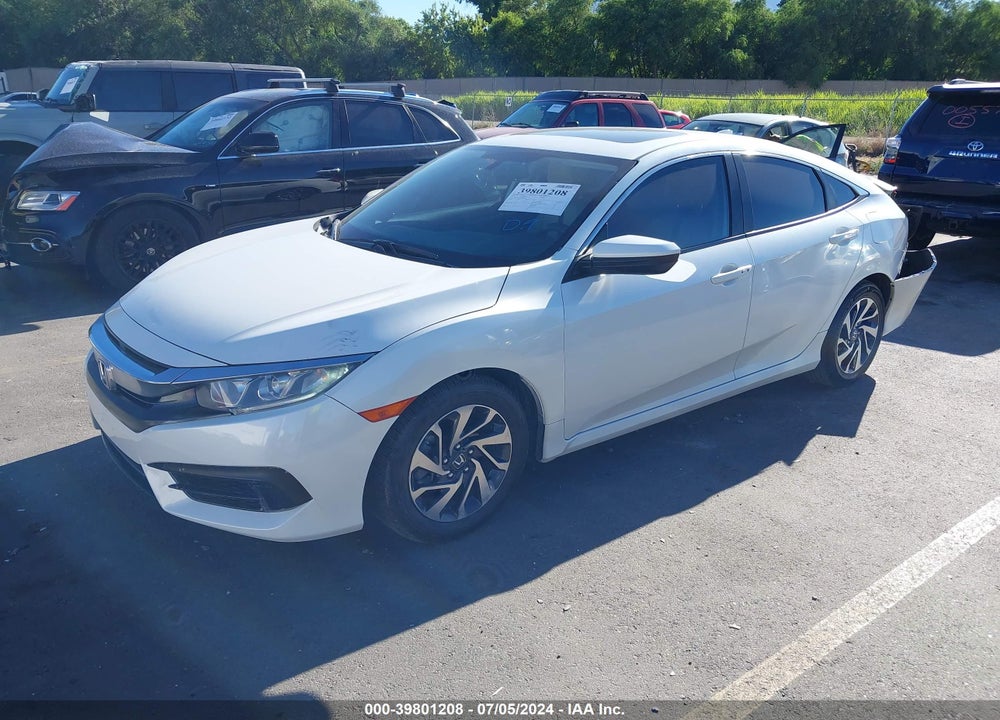 2017 HONDA CIVIC EX VIN: 19XFC2F70HE082607