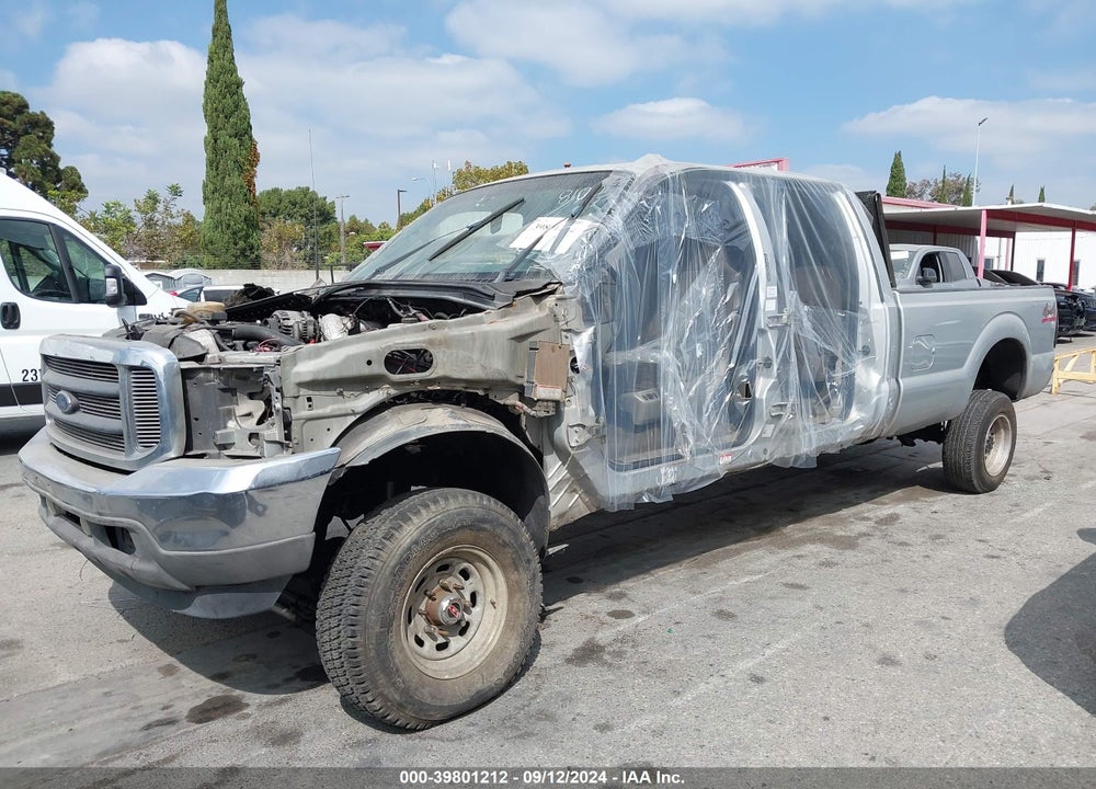 2002 FORD F-250 LARIAT/XL/XLT VIN: 1FTNW21F72EC38100