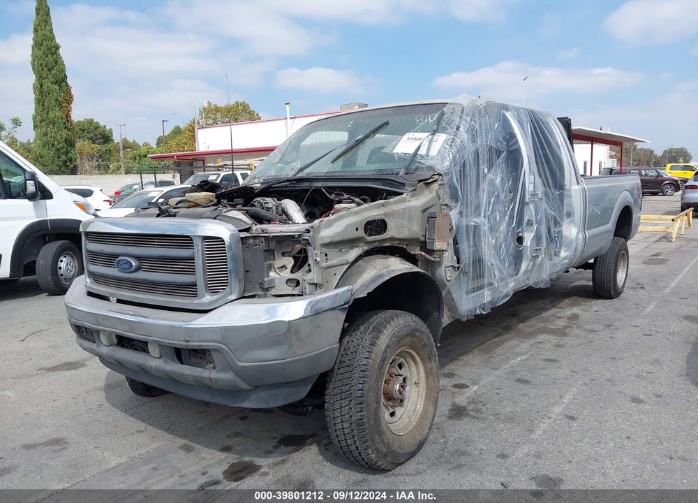 2002 FORD F-250 LARIAT/XL/XLT VIN: 1FTNW21F72EC38100
