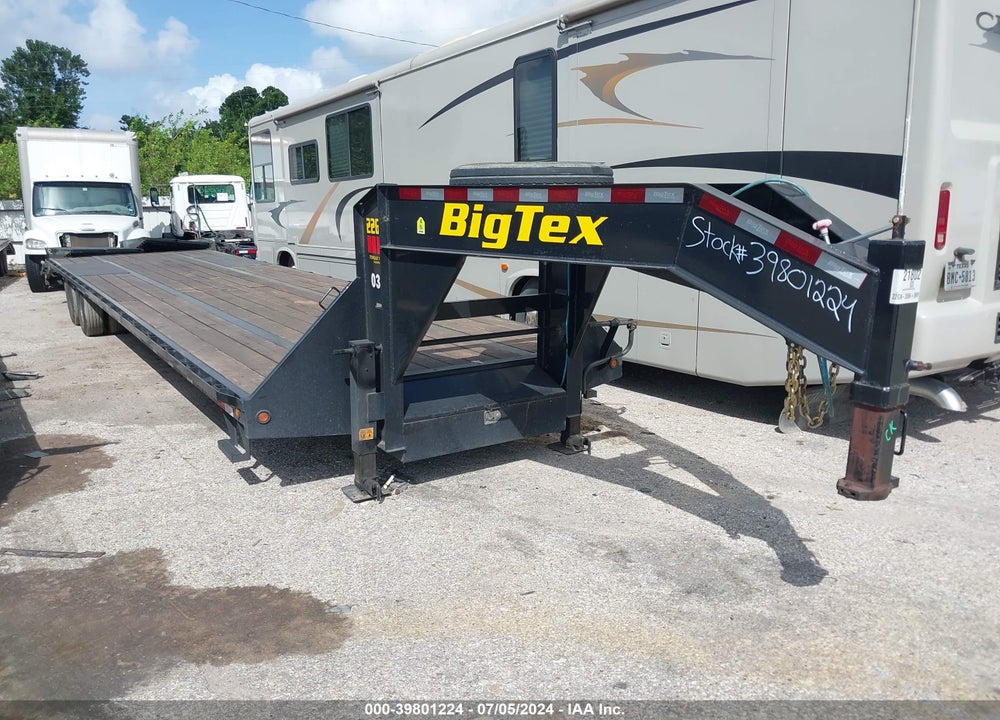 2022 BIG TEX TRAILER CO INC TRAILER VIN: 16V3F4821N6121802