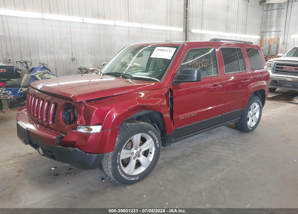 2014 JEEP PATRIOT LATITUDE VIN: 1C4NJRFBXED765958