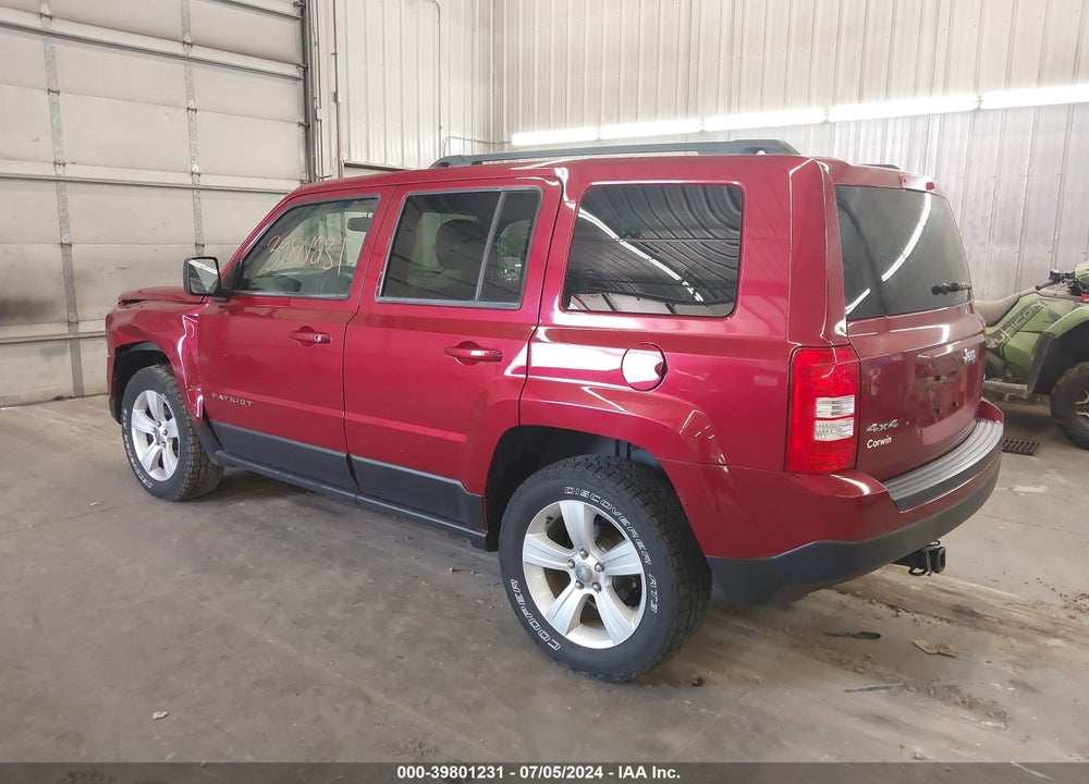 2014 JEEP PATRIOT LATITUDE VIN: 1C4NJRFBXED765958